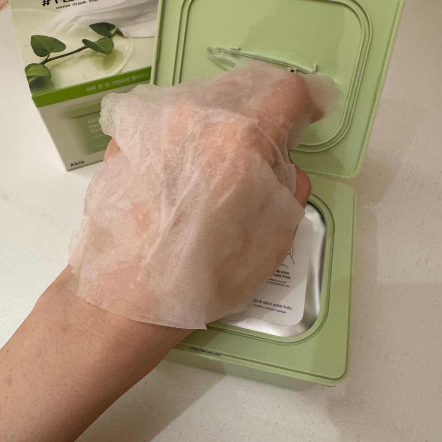 ドクダミシートマスクデイリーピック/Abib /シートマスク・パックを使ったクチコミ(4枚目)