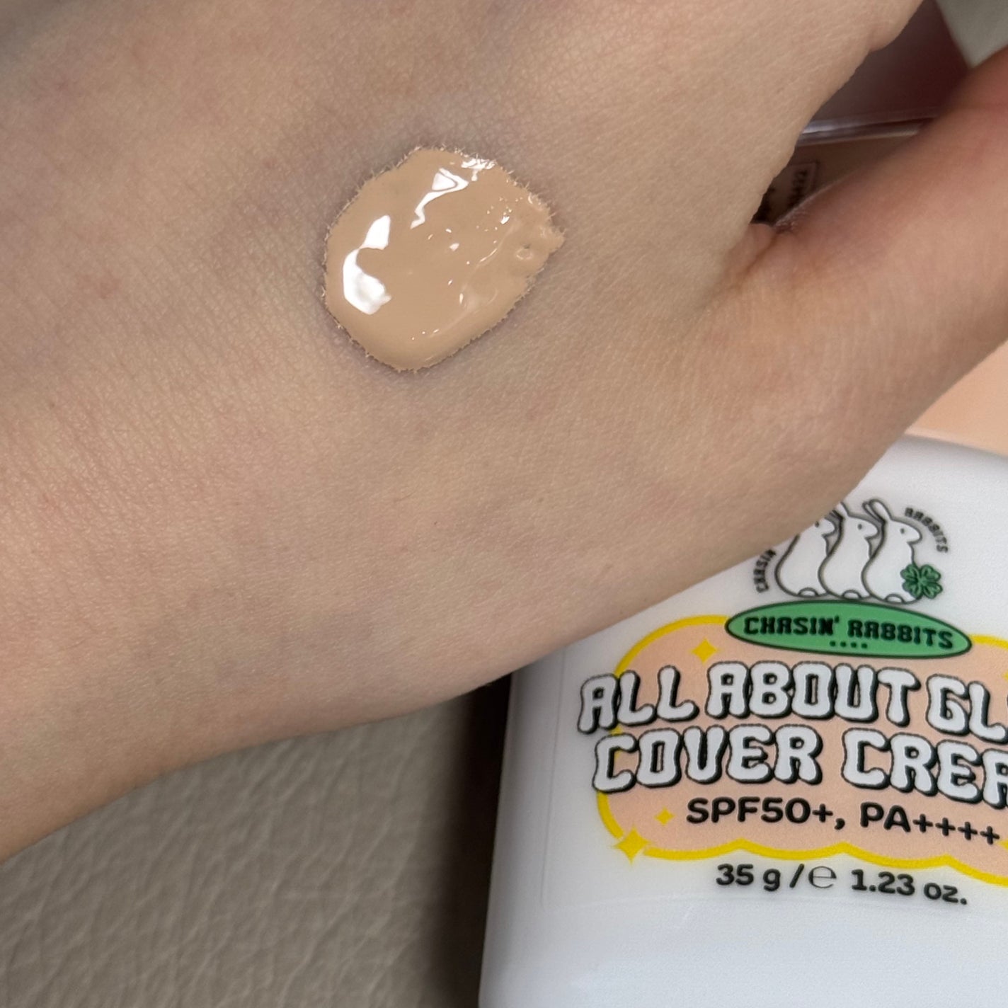 オールアバウトグロウカバークリーム/CHASIN'RABBITS/日焼け止めクリームを使ったクチコミ(2枚目)