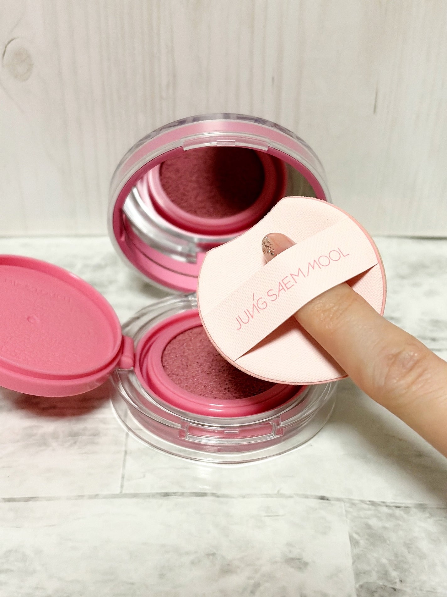 アーティストクッションブラッシュ/JUNG SAEM MOOL/リキッドチークを使ったクチコミ(4枚目)