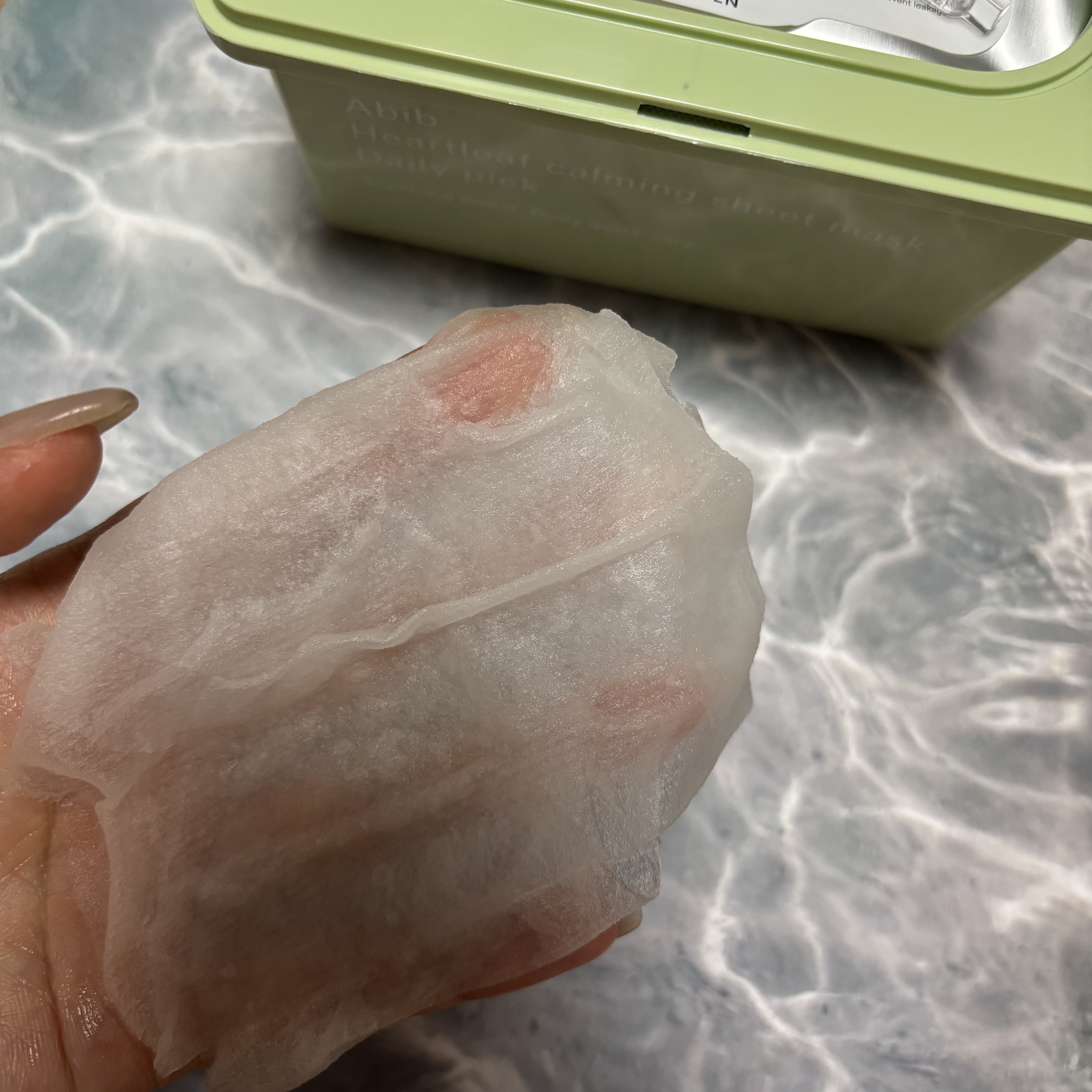 ドクダミシートマスクデイリーピック/Abib /シートマスク・パックを使ったクチコミ（3枚目）