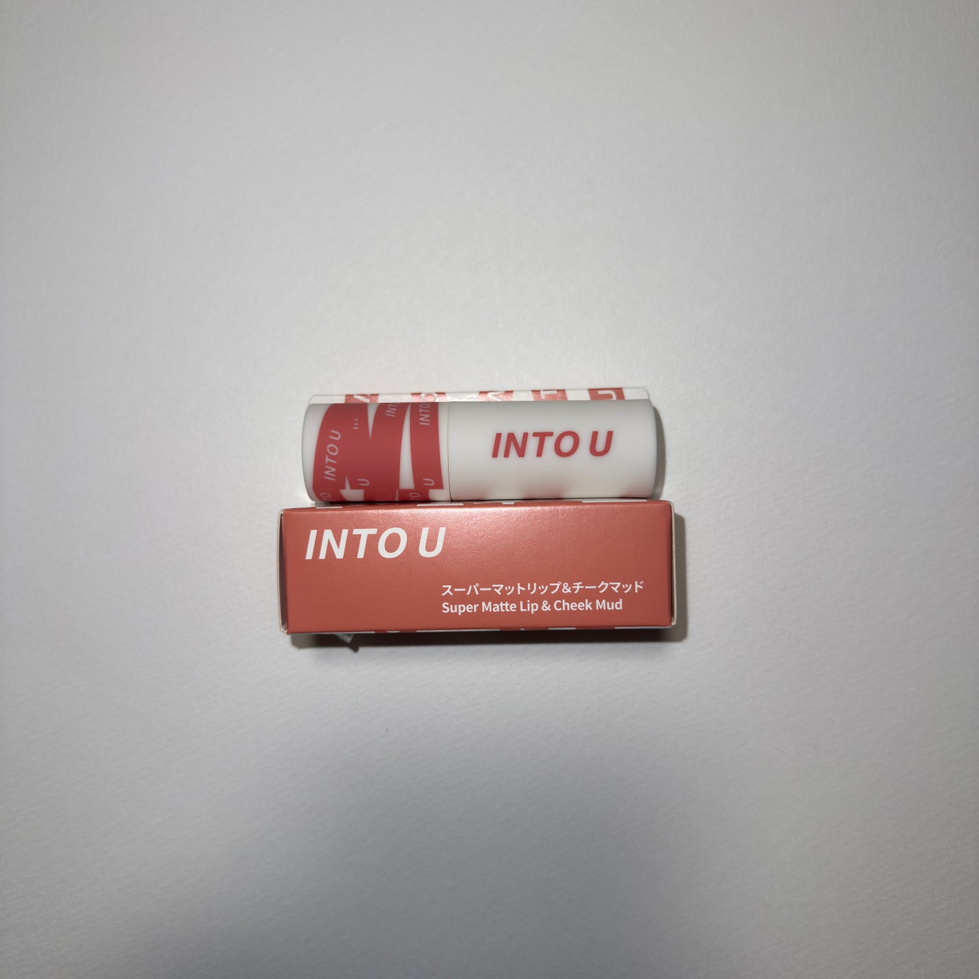 スーパーマットリップ&チークマッド/INTO U/口紅を使ったクチコミ(1枚目)