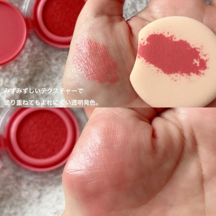 アーティストクッションブラッシュ/JUNG SAEM MOOL/リキッドチークを使ったクチコミ(2枚目)