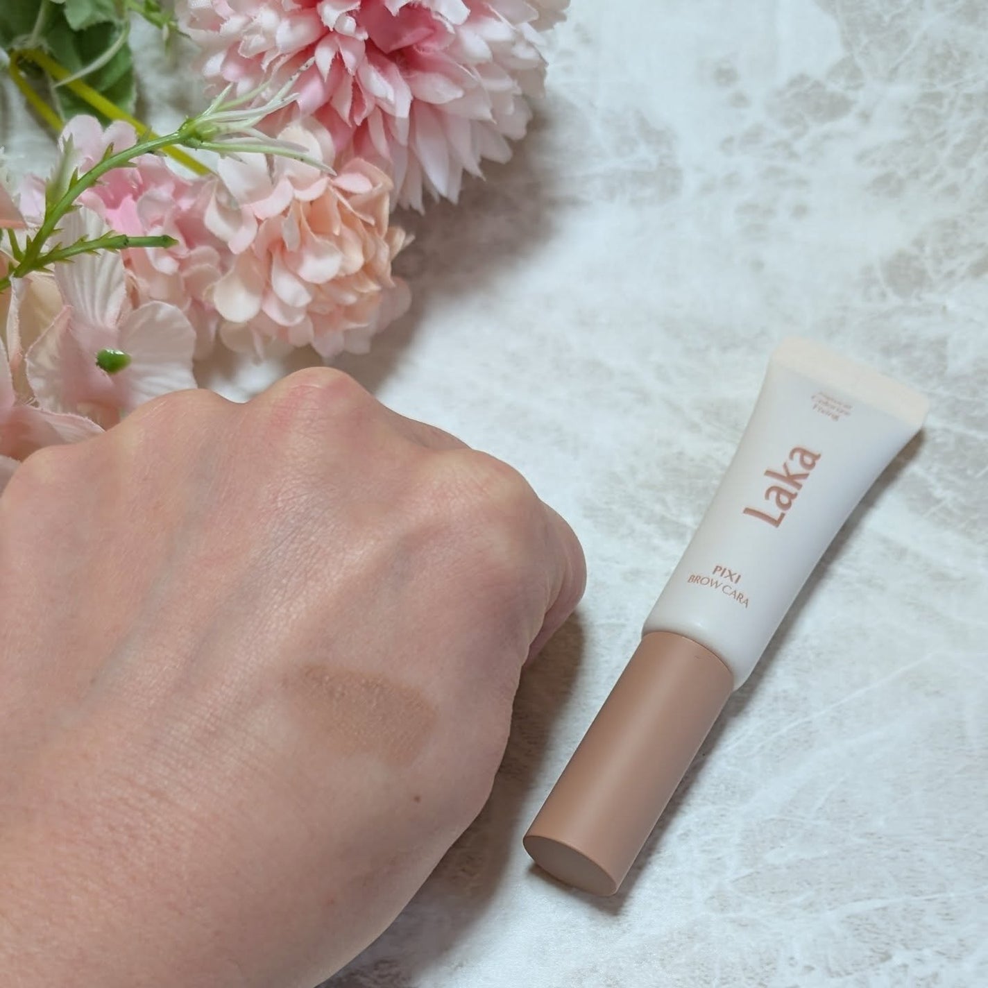 ラカ ピクシーブロウカラ/Laka/眉マスカラを使ったクチコミ(5枚目)