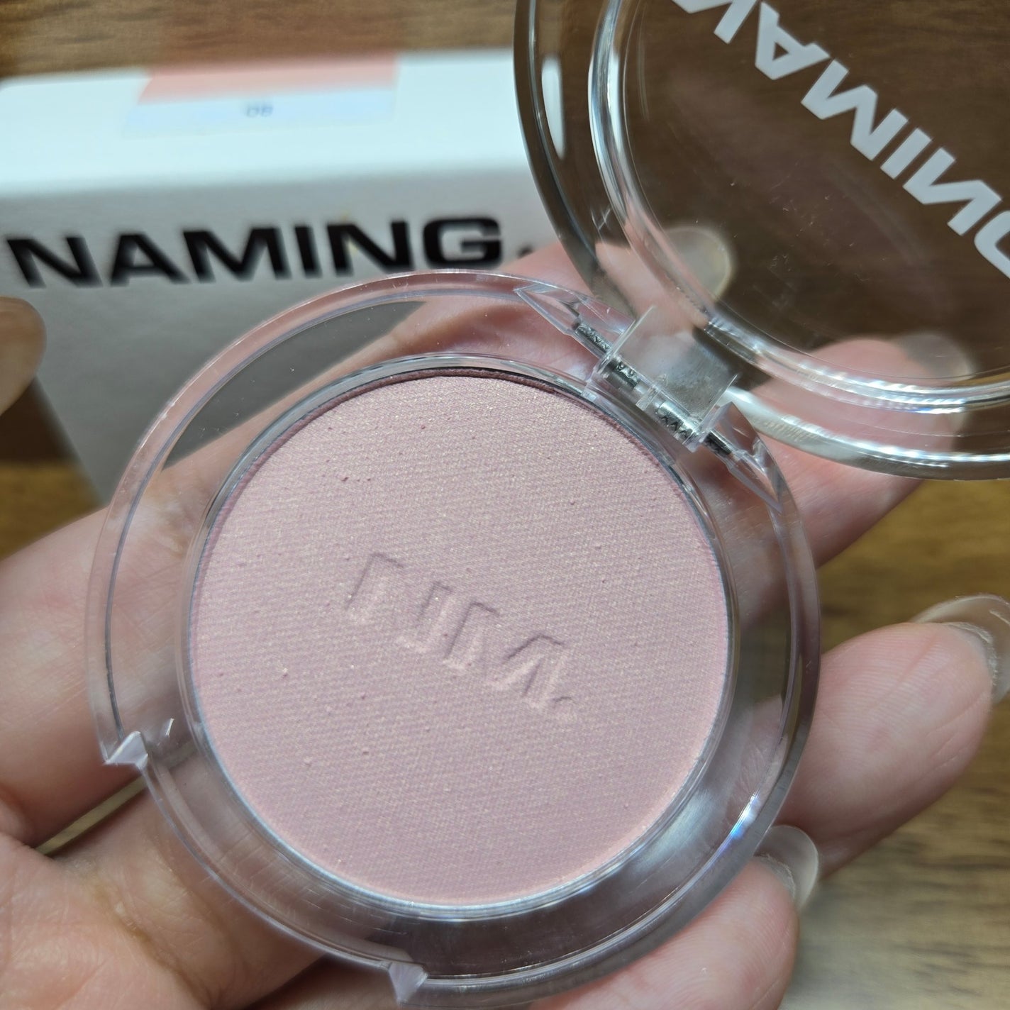 ネーミング フラッフィーパウダーブラッシュ/NAMING./パウダーチークを使ったクチコミ(2枚目)