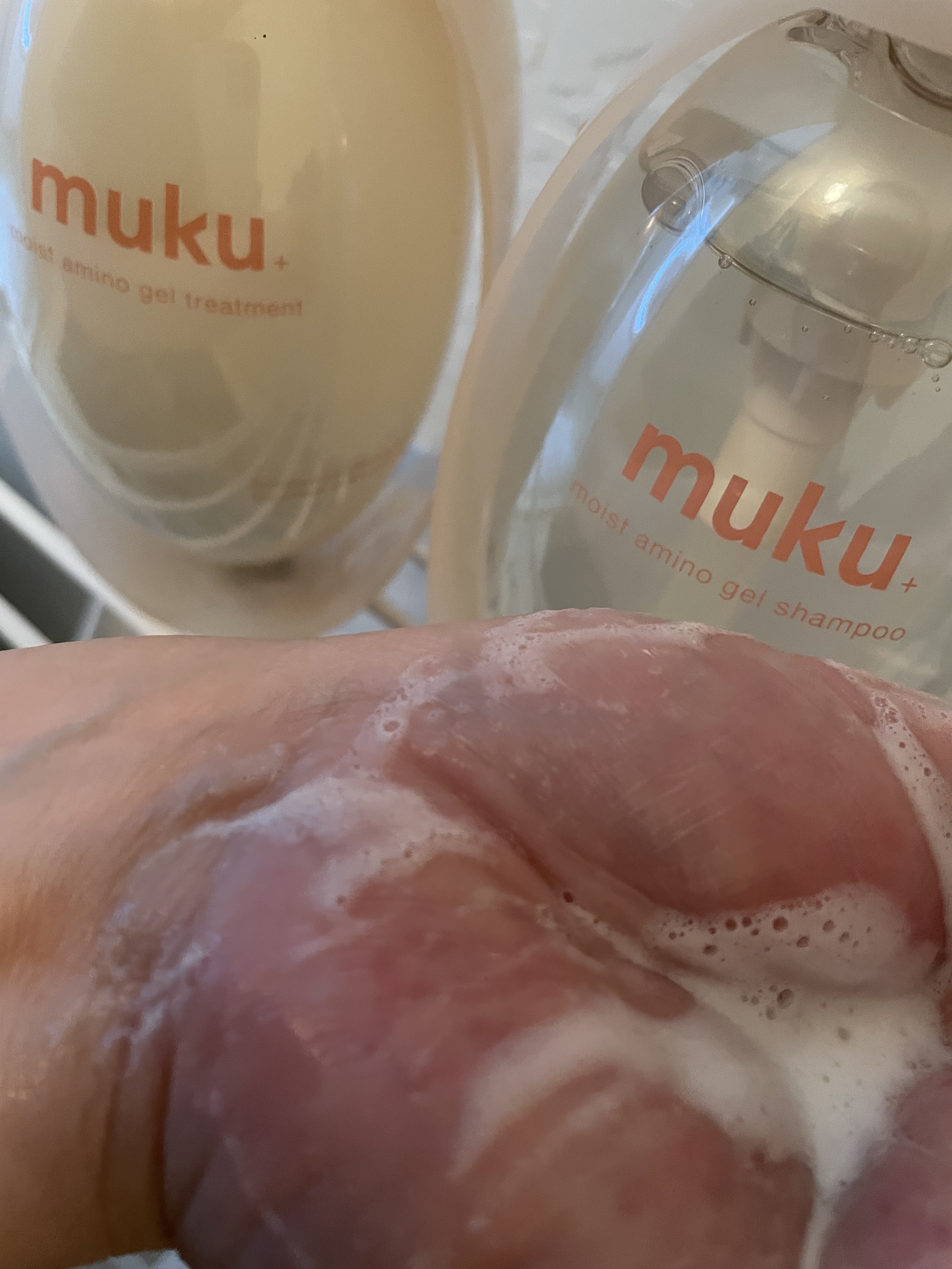 ムク+　モイスト　アミノジェル　シャンプー/ヘアトリートメント/muku+/市販シャンプーを使ったクチコミ（3枚目）
