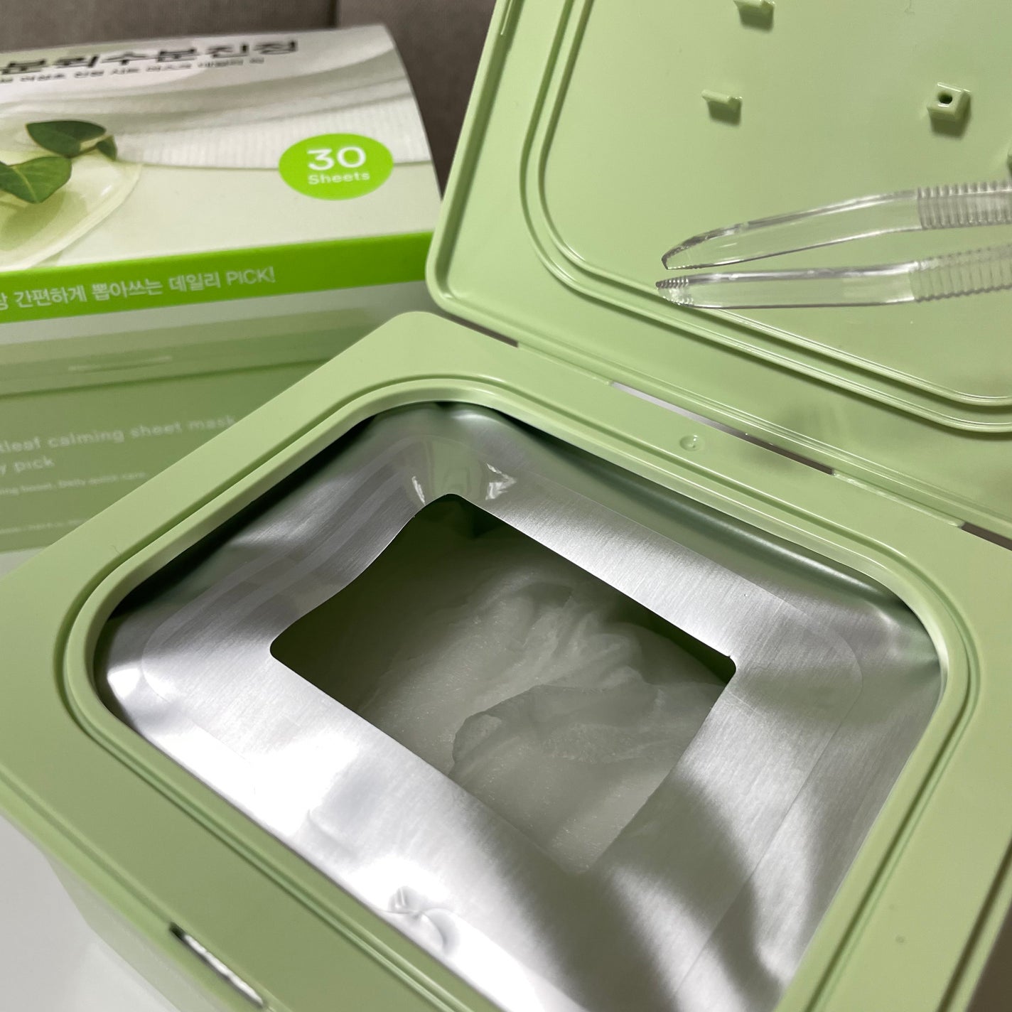 ドクダミシートマスクデイリーピック/Abib /シートマスク・パックを使ったクチコミ(2枚目)