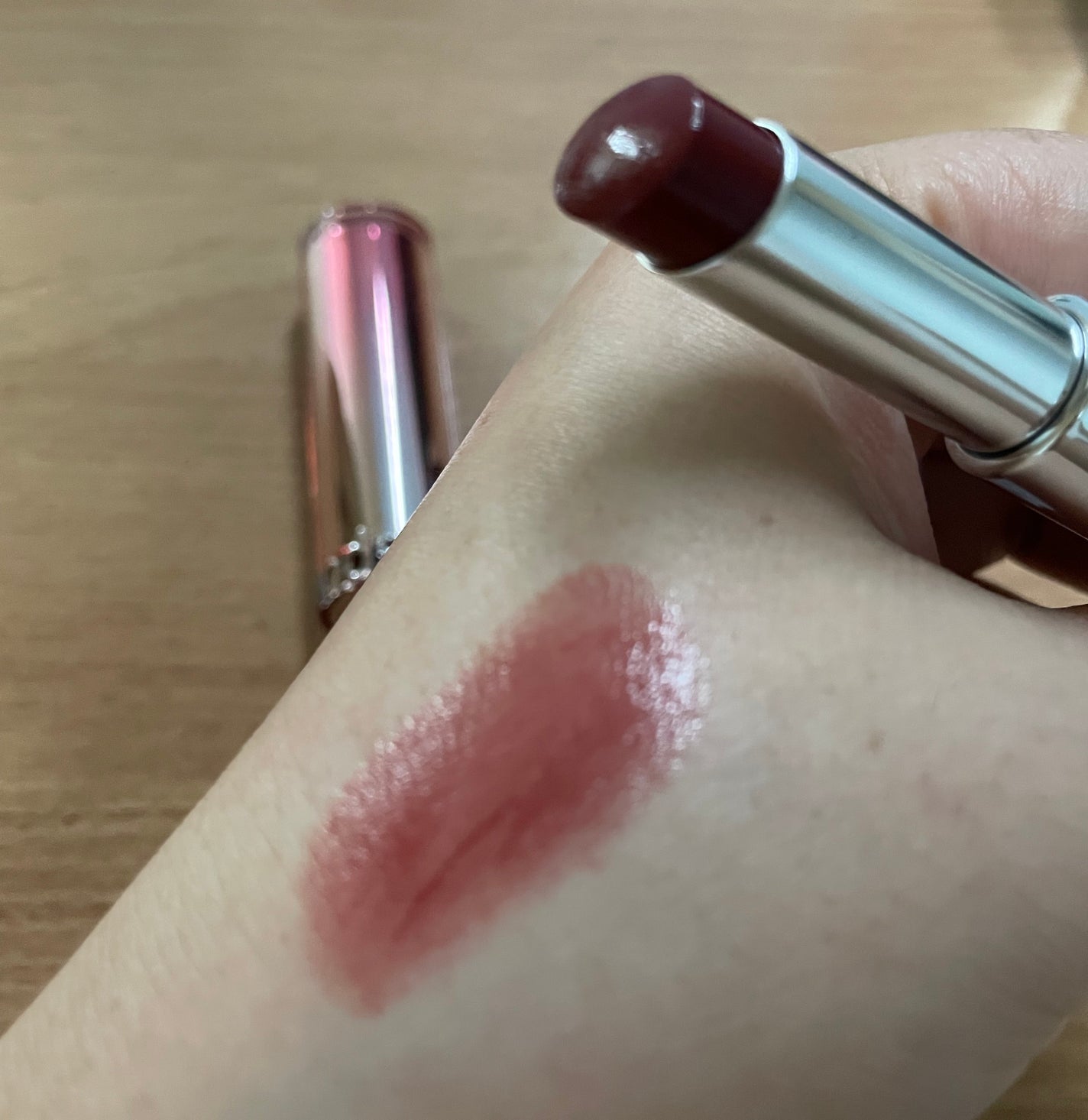 ノーウェアリップスティック バーミンググロー/espoir/口紅を使ったクチコミ(5枚目)