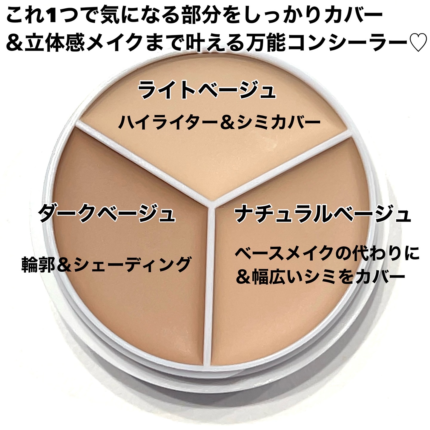 カバーアッププロコンシーラー/TFIT/パレットコンシーラーを使ったクチコミ（2枚目）