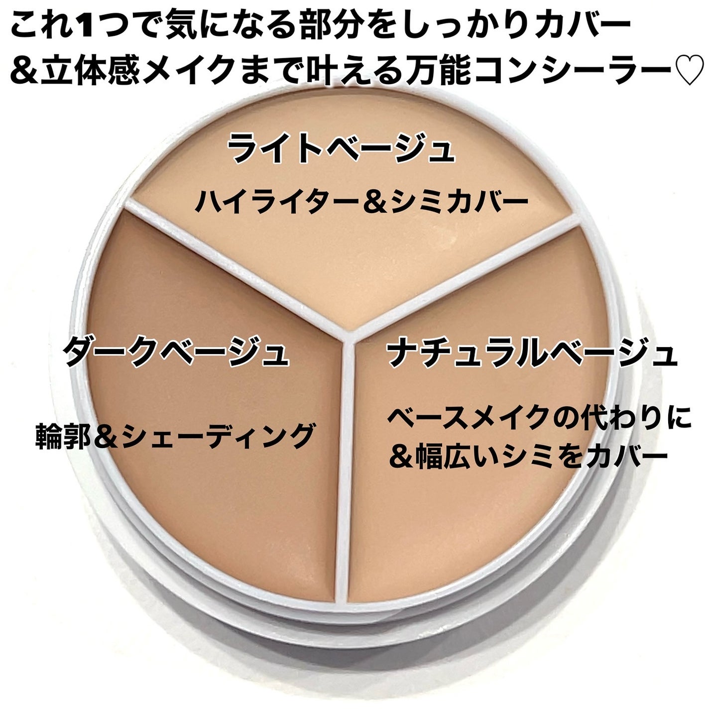 カバーアッププロコンシーラー/TFIT/パレットコンシーラーを使ったクチコミ(2枚目)