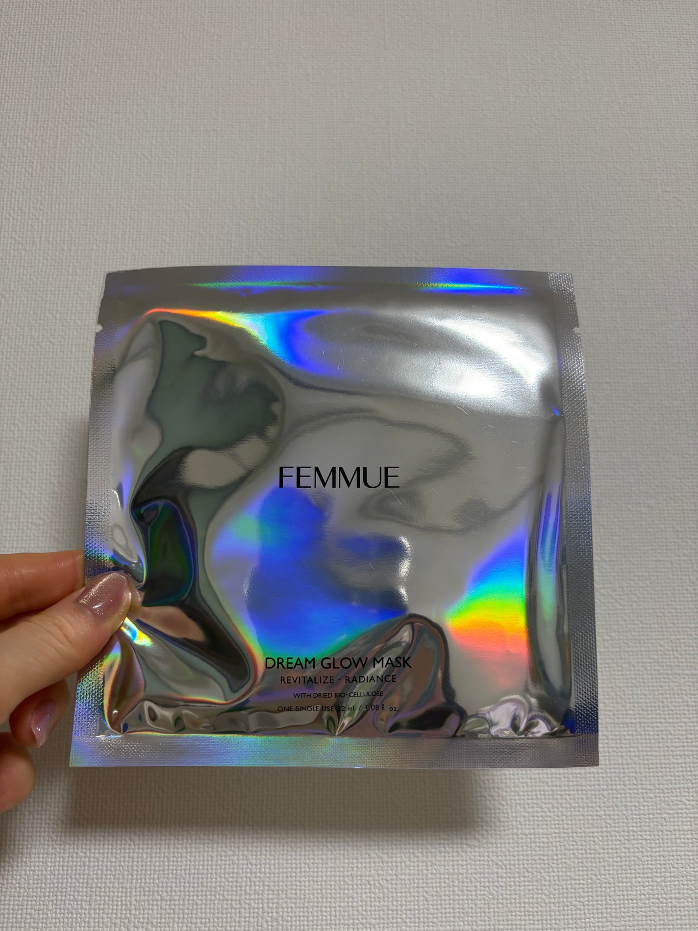 ドリームグロウマスク RR(透明感・キメ)/FEMMUE/シートマスク・パックを使ったクチコミ(1枚目)