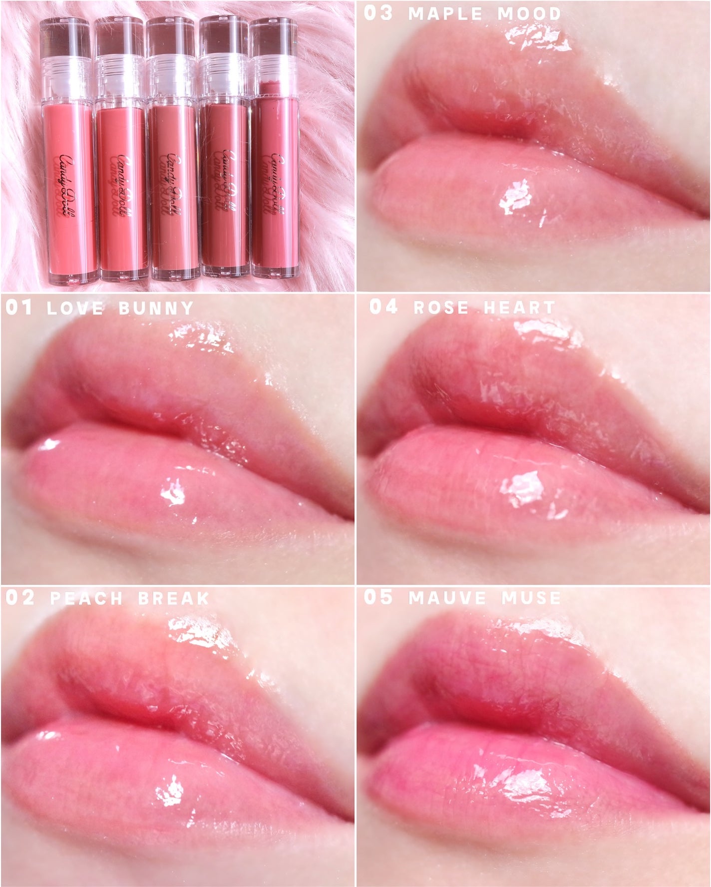 ボリューミングカラーグロス/CandyDoll/リップグロスを使ったクチコミ(8枚目)