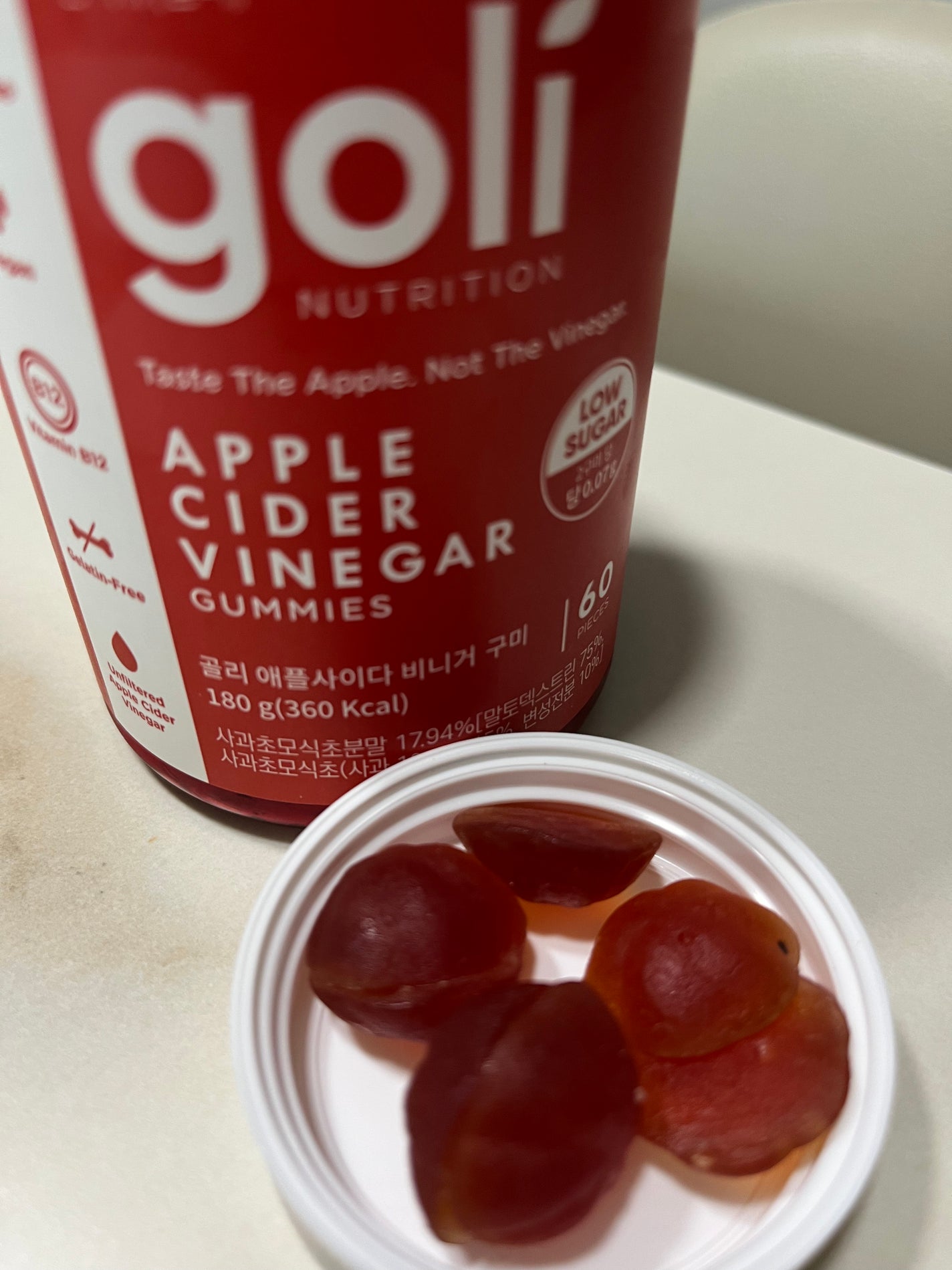 アップルサイダービネガーグミ/goli/健康サプリメントを使ったクチコミ(2枚目)