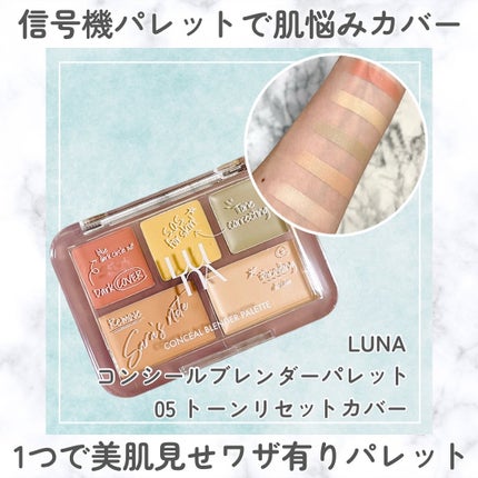 コンシールブレンダーパレット/LUNA/パレットコンシーラーを使ったクチコミ(1枚目)