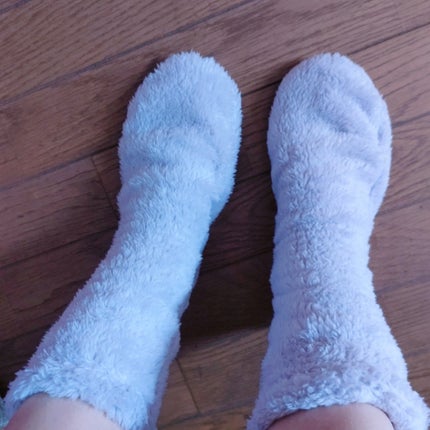 ボアフリースルームソックス/無印良品/暖かい靴下を使ったクチコミ(5枚目)