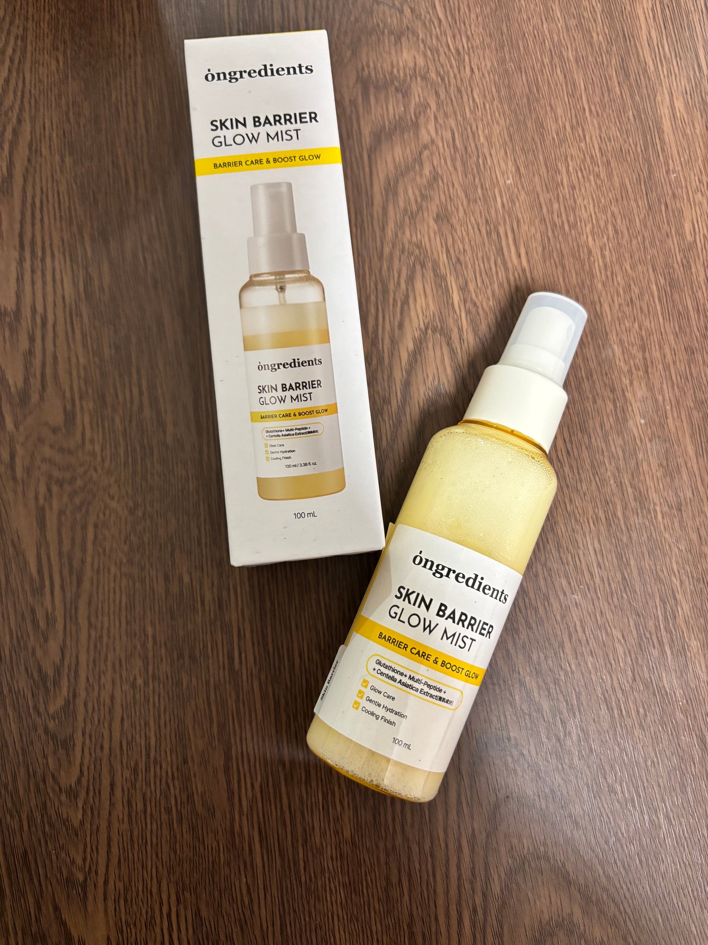 オングリディエンツ スキンバリアグローミスト/Ongredients/ミスト状化粧水を使ったクチコミ(1枚目)