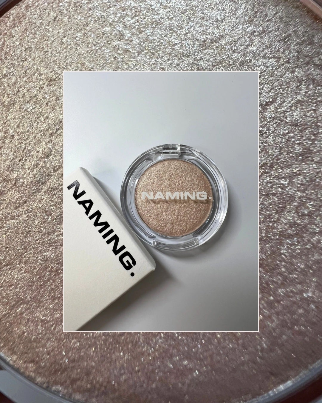 ネーミング フラッフィーベイクド ハイライター/NAMING./パウダーハイライトを使ったクチコミ(2枚目)