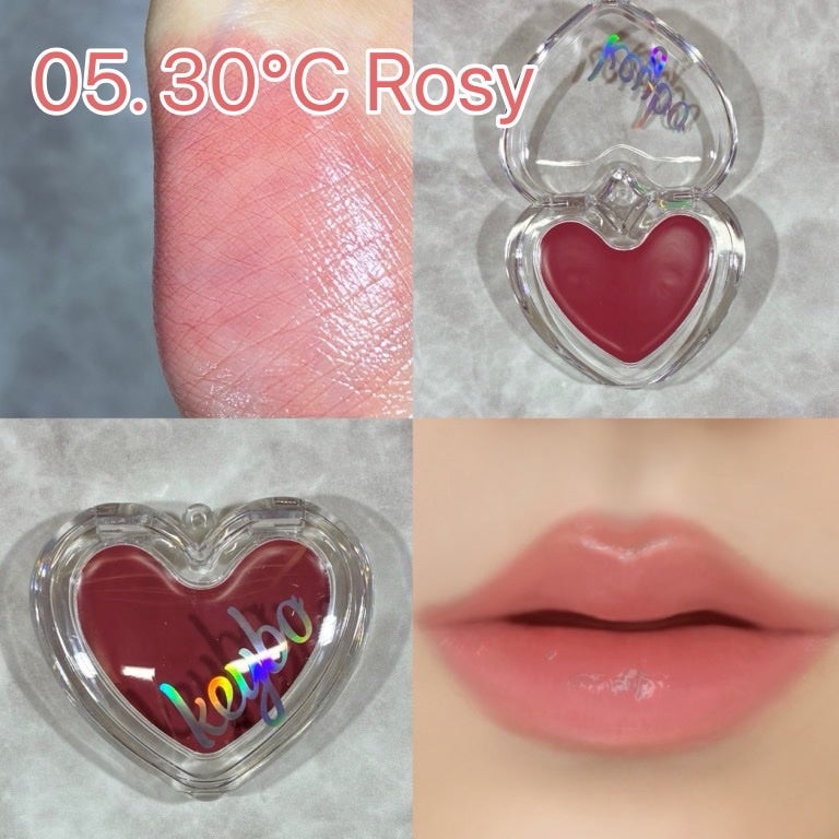 ハートキーリング リップ&チーク/keybo/口紅を使ったクチコミ(3枚目)