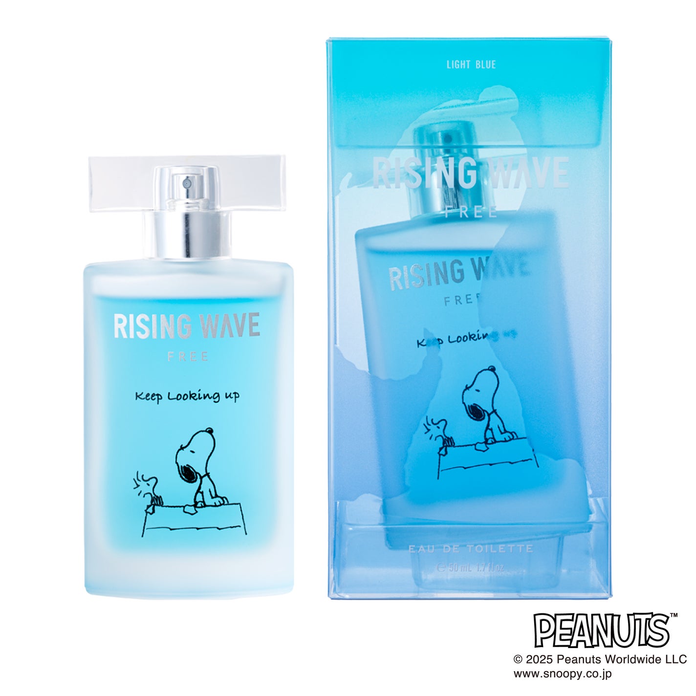 ライジングウェーブ フリー ライトブルー オードトワ レ スヌーピーデザイン