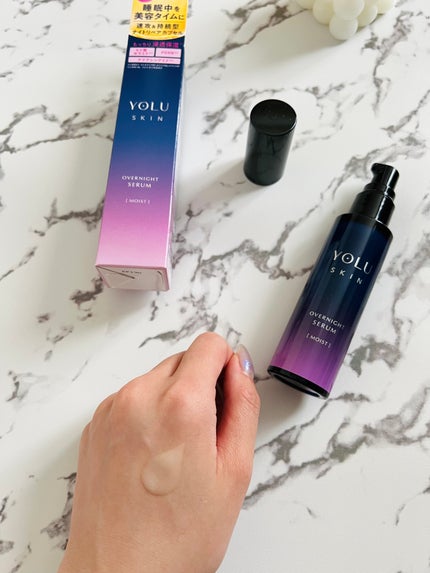 ヨル スキン オーバーナイトセラム モイスト/YOLU/美容液を使ったクチコミ(2枚目)