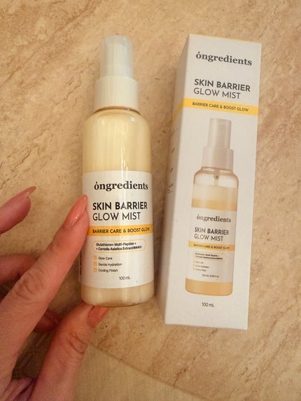オングリディエンツ スキンバリアグローミスト/Ongredients/ミスト状化粧水を使ったクチコミ(1枚目)