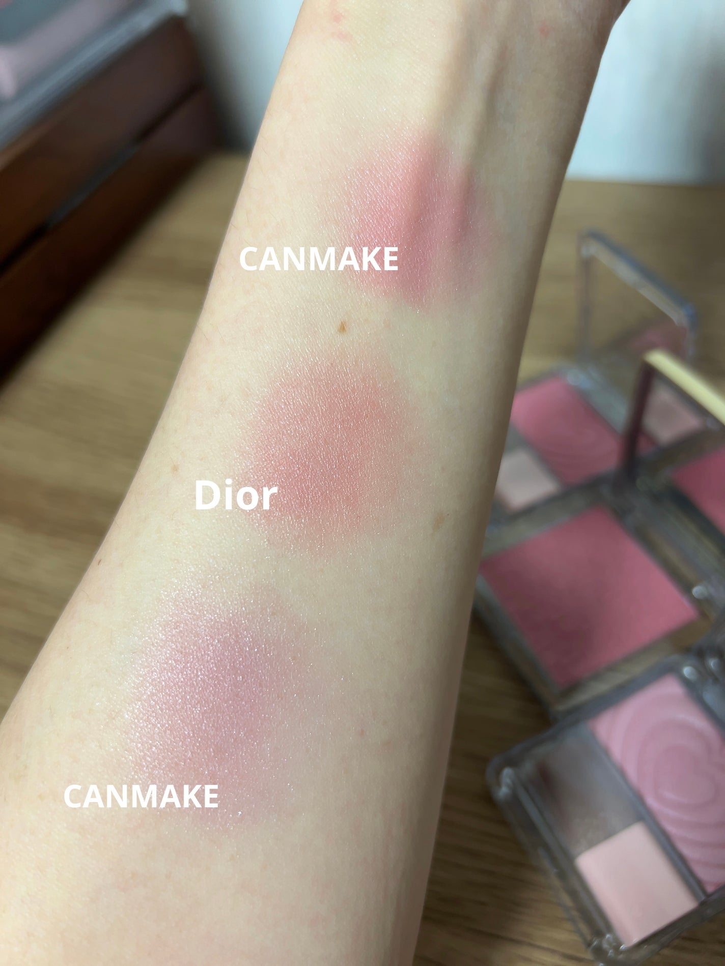 パウダーチークス/キャンメイク/パウダーチークを使ったクチコミ(4枚目)