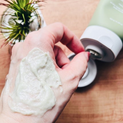 チューブもちソープ グリーン/アレンシア/洗顔フォームを使ったクチコミ(5枚目)