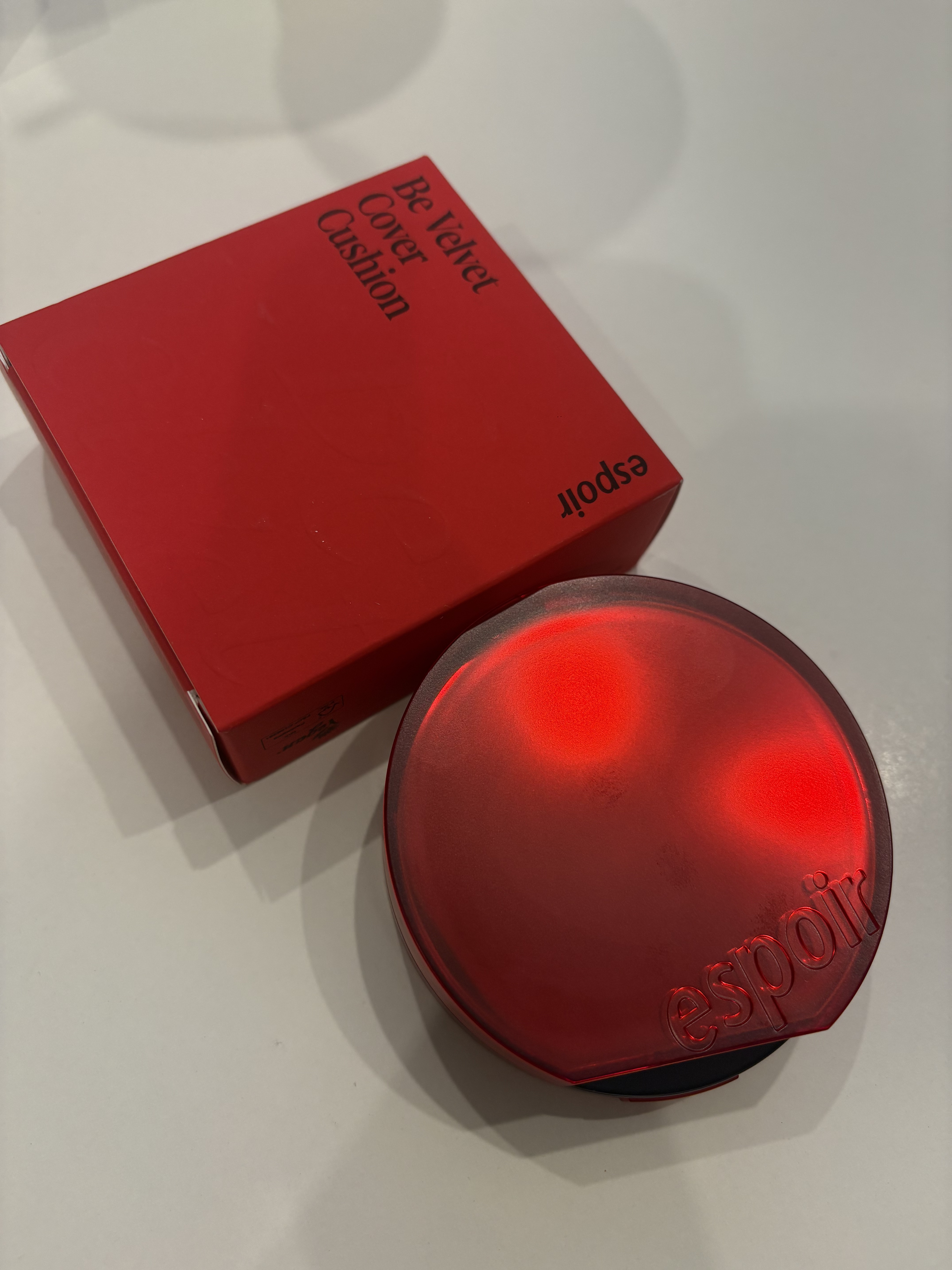 ビーベルベットカバークッション 21号アイボリー/espoir/クッションファンデーションを使ったクチコミ（1枚目）