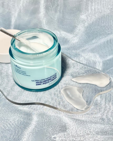 超低分子ヒアルロン酸ジンク水分クリーム/Isntree/フェイスクリームを使ったクチコミ(2枚目)