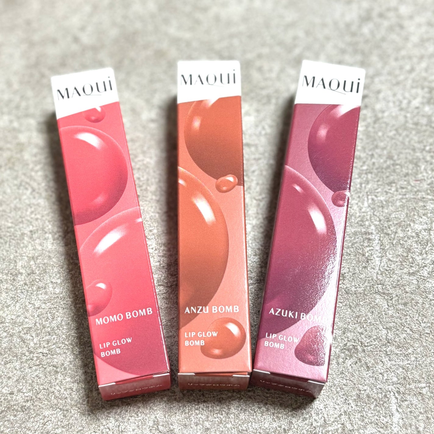 リップグロウボム/マキアージュ/リップティントを使ったクチコミ(1枚目)