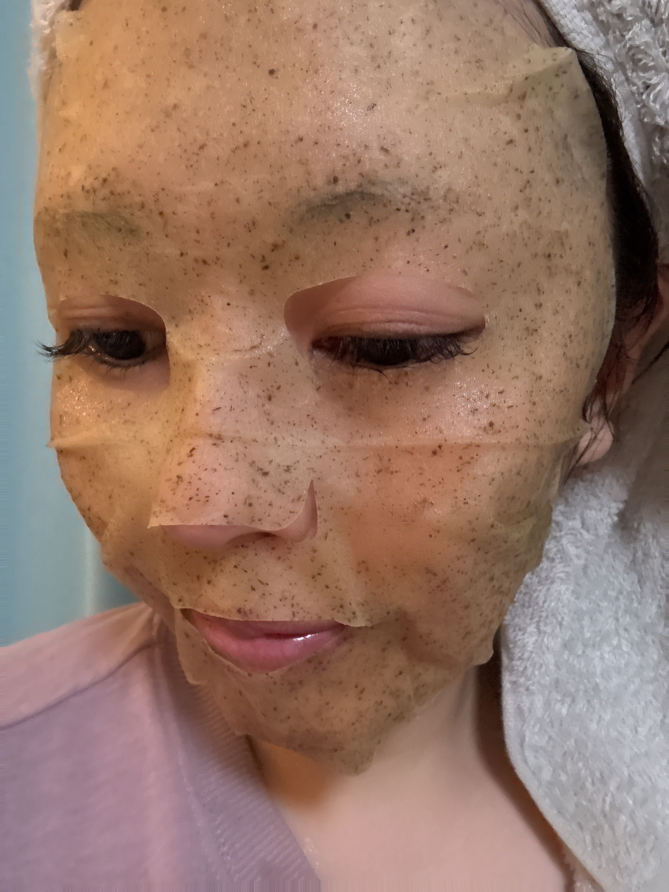 ツボクサスージングハイドロヨモギマスク/LIALUSTER/シートマスク・パックを使ったクチコミ（3枚目）