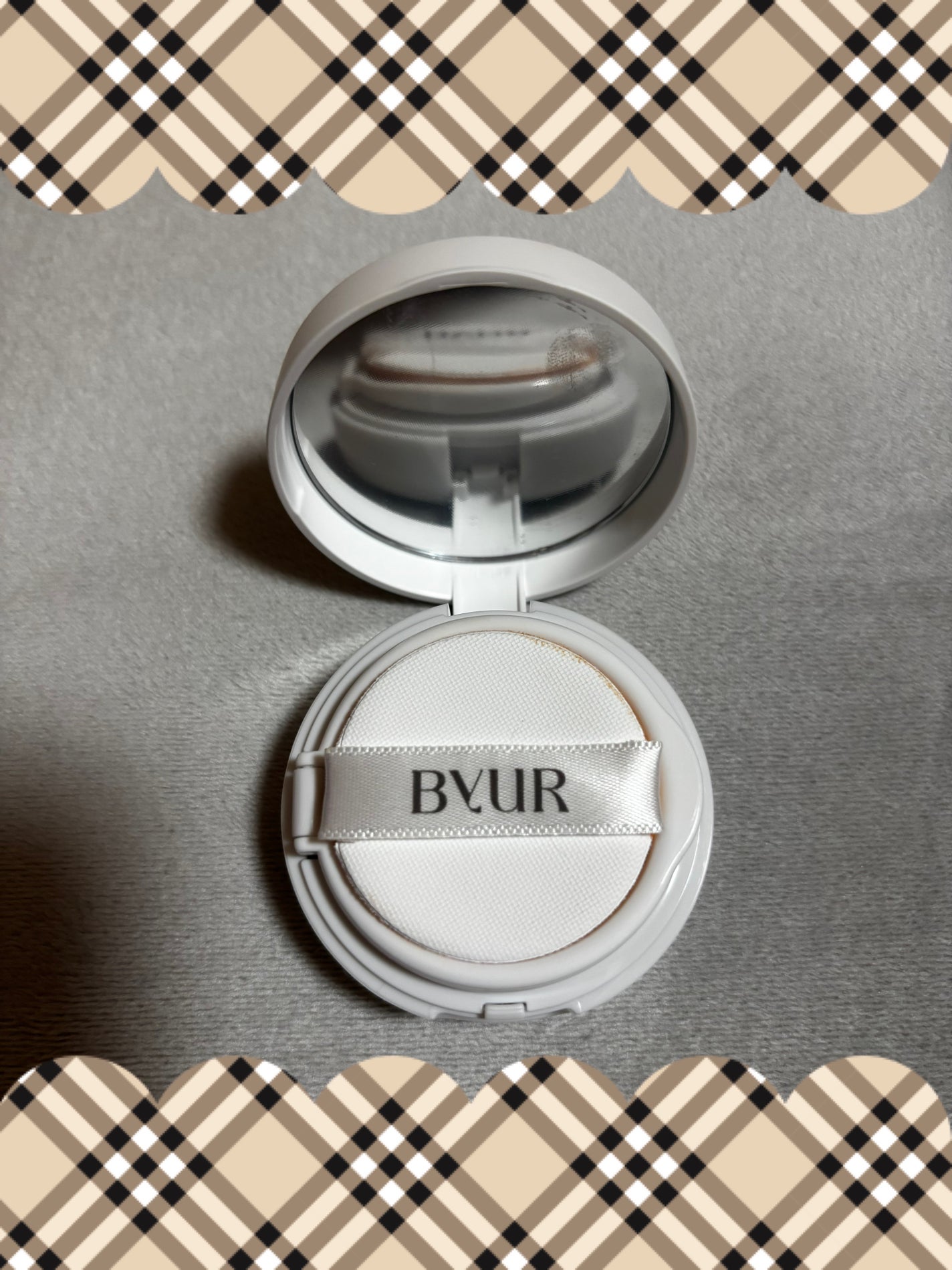 セラムフィット フルカバー グロークッション V1/ByUR/クッションファンデーションを使ったクチコミ(1枚目)