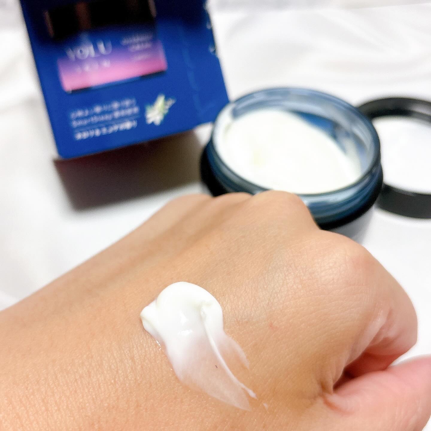 ヨル スキン オーバーナイトクリーム モイスト/YOLU/フェイスクリームを使ったクチコミ（3枚目）