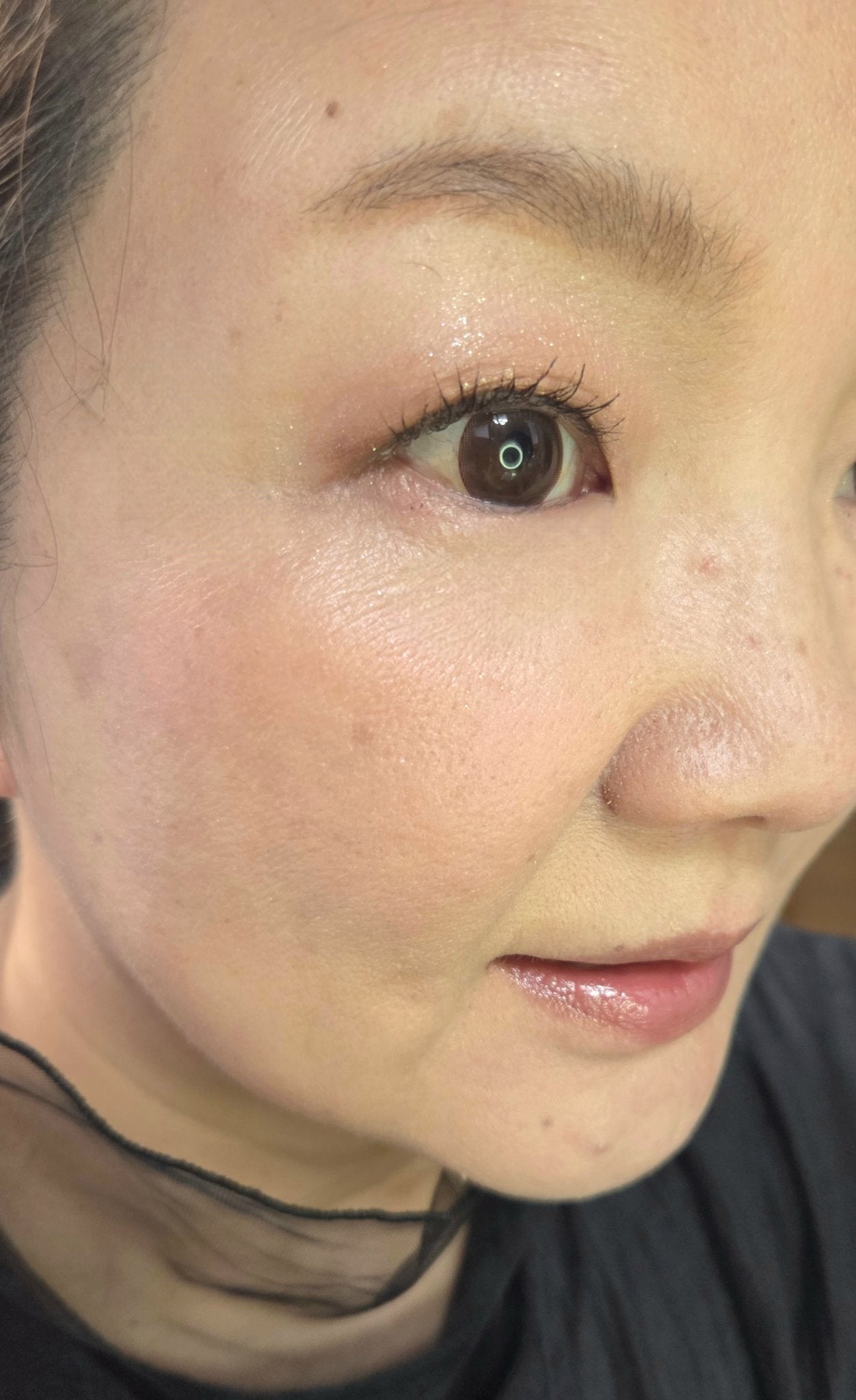 カラーリンググレイズ/LUNASOL/パウダーチークを使ったクチコミ(3枚目)