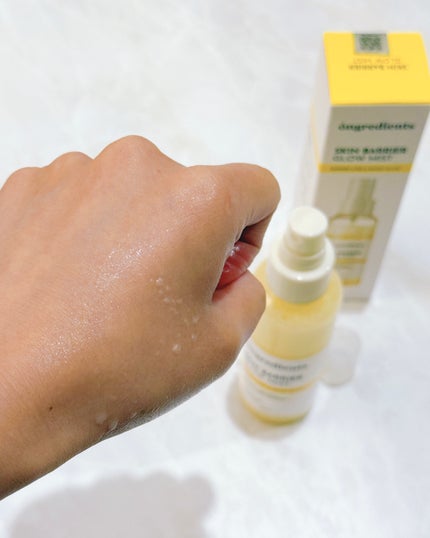 オングリディエンツ スキンバリアグローミスト/Ongredients/ミスト状化粧水を使ったクチコミ(4枚目)