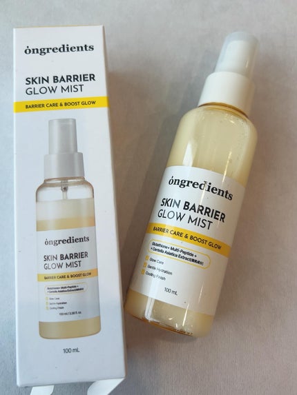 オングリディエンツ スキンバリアグローミスト/Ongredients/ミスト状化粧水を使ったクチコミ(1枚目)