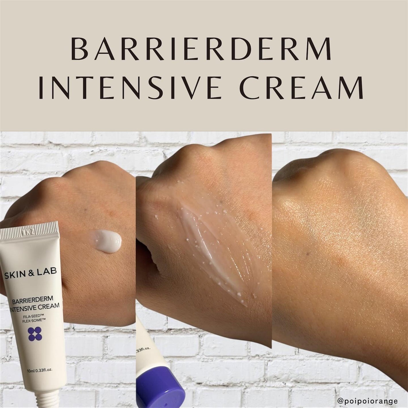 バリアダームモイストクリーム/SKIN&LAB/フェイスクリームを使ったクチコミ(3枚目)