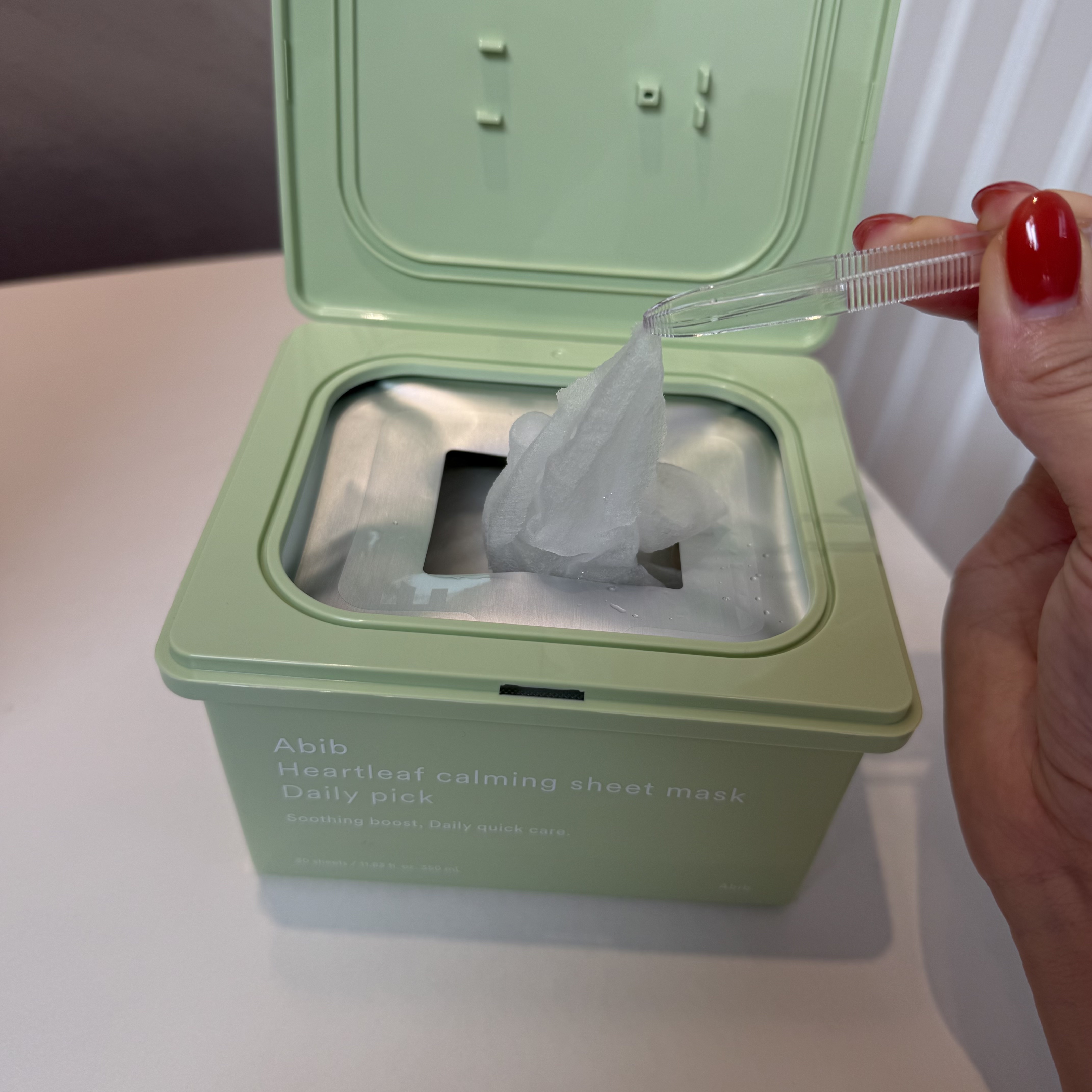 ドクダミシートマスクデイリーピック/Abib /シートマスク・パックを使ったクチコミ（3枚目）