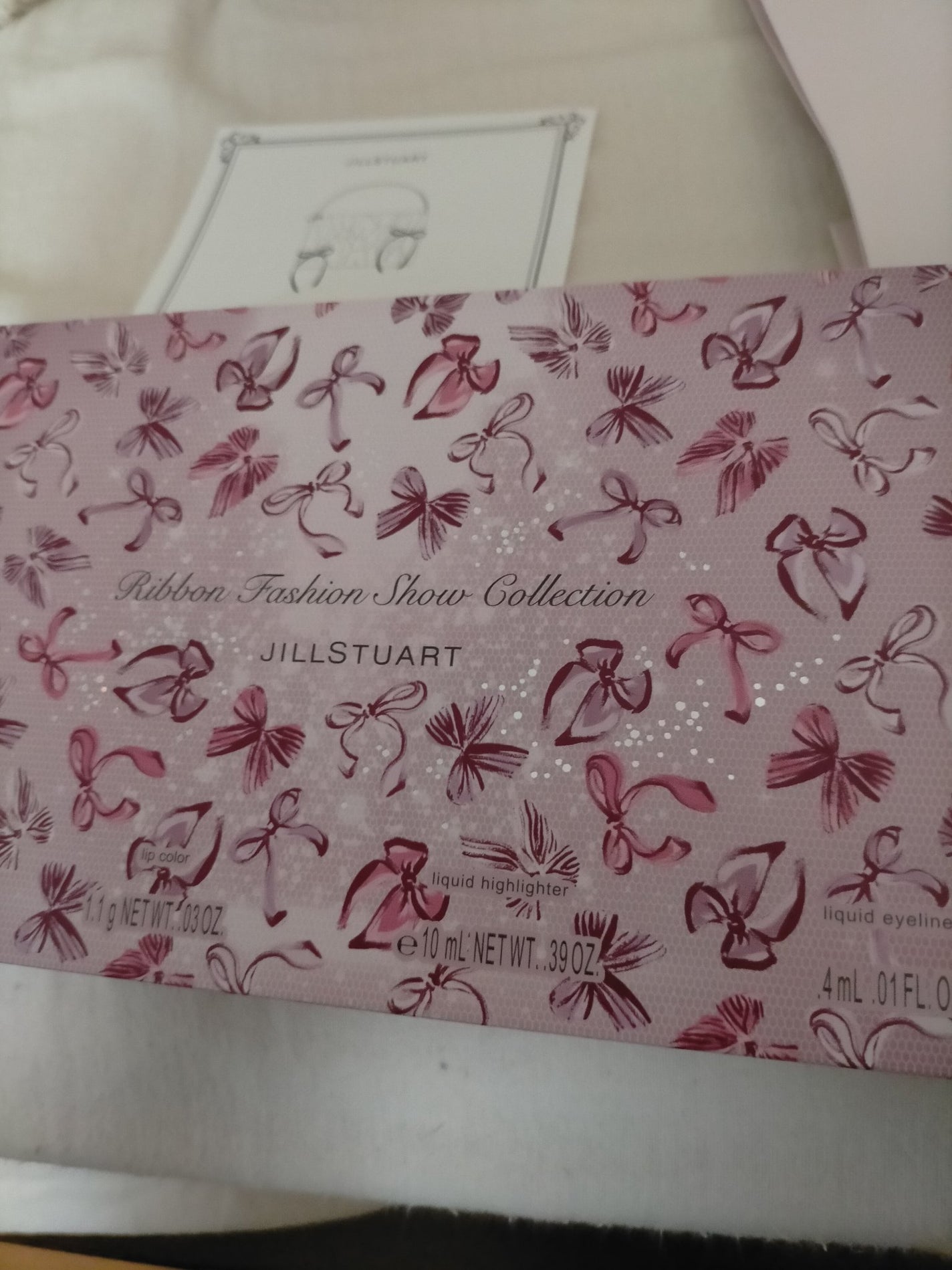 ジルスチュアート リボンファッションショー コレクション/JILL STUART/メイクアップキットを使ったクチコミ(2枚目)