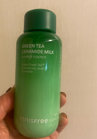 グリーンティー セラミド ミルク エッセンストナー/innisfree/化粧水を使ったクチコミ(1枚目)