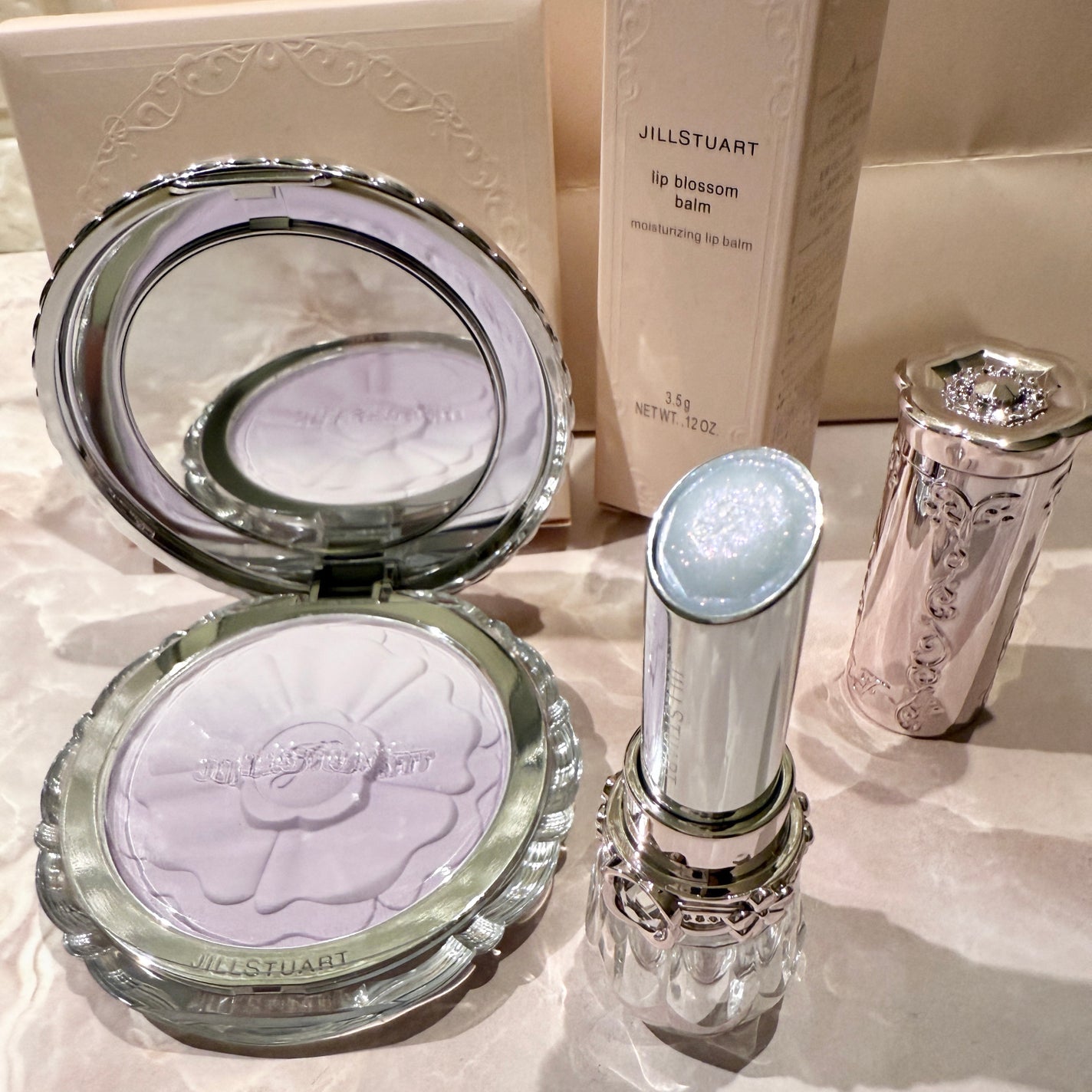 ジルスチュアート パステルペタル ブラッシュ/JILL STUART/パウダーチークを使ったクチコミ(1枚目)