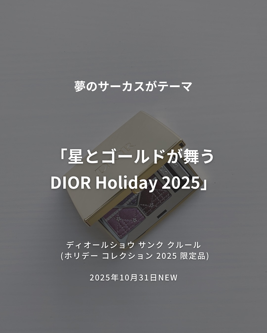 ディオールショウ サンク クルール（ホリデーコレクション 2025 限定品）/Dior/アイシャドウを使ったクチコミ（2枚目）