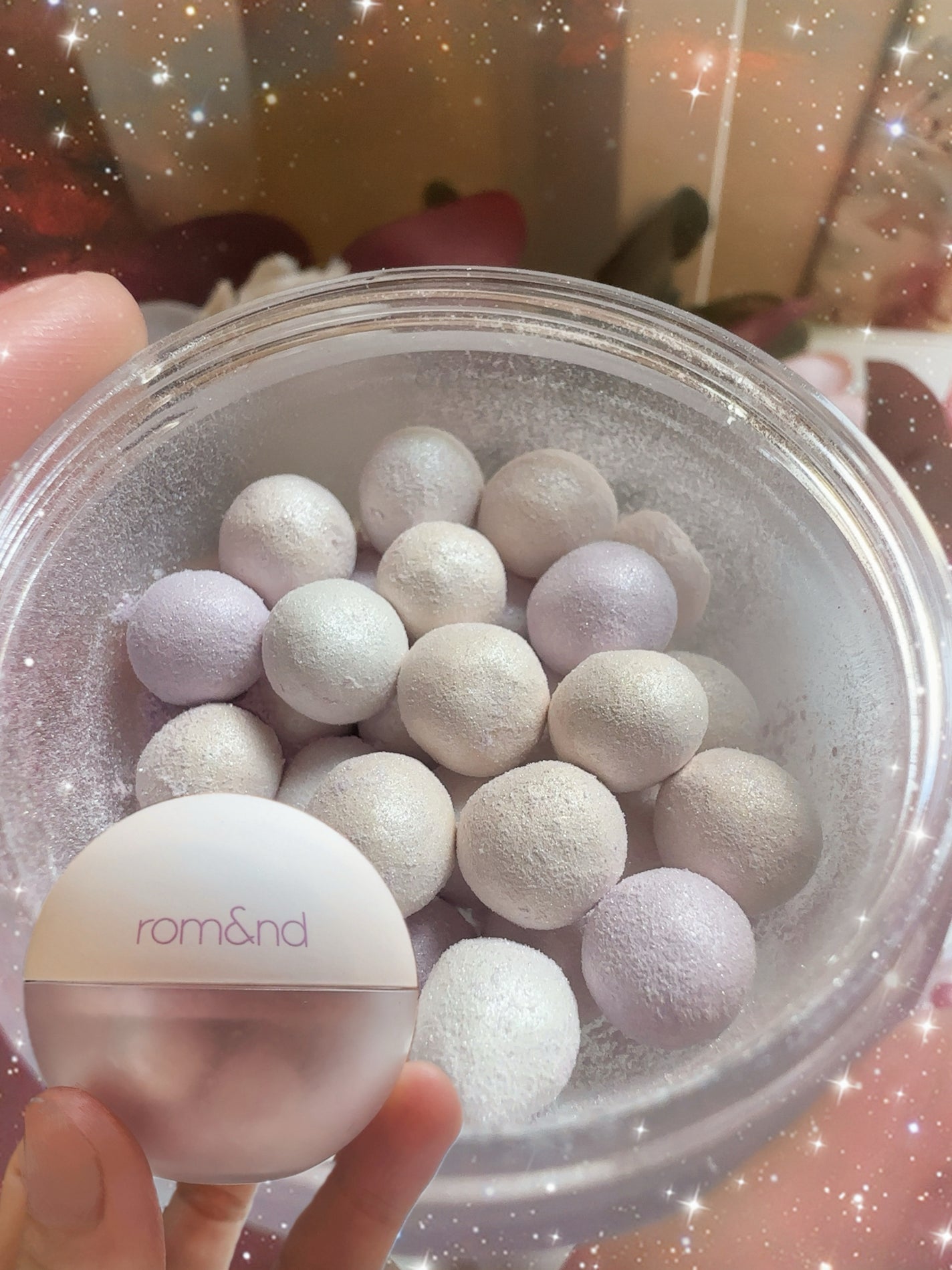 シアーパールパウダー/rom&nd/ルースパウダーを使ったクチコミ(7枚目)