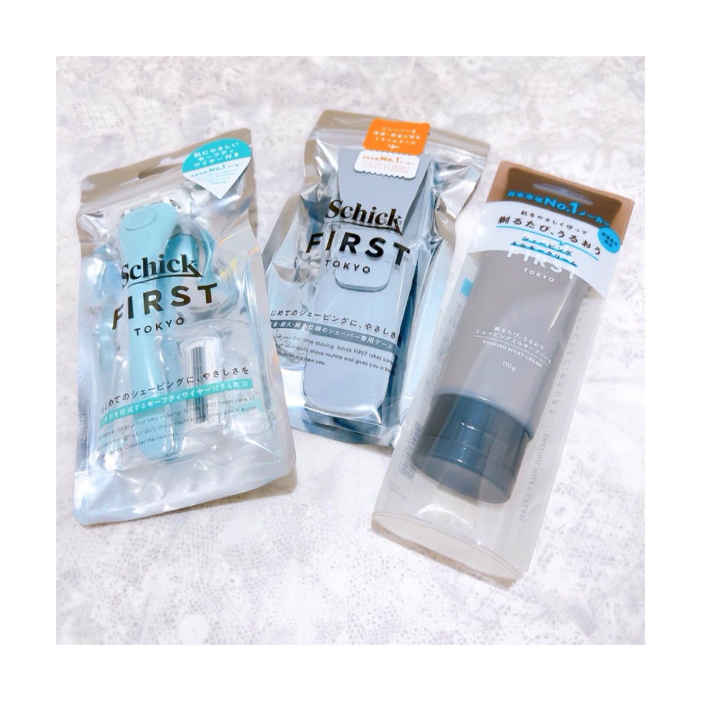 シックファースト シェービング ホルダー(刃付き+替刃1コ)/Schick FIRST TOKYO/シェーバーを使ったクチコミ(1枚目)