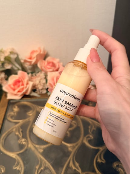 オングリディエンツ スキンバリアグローミスト/Ongredients/ミスト状化粧水を使ったクチコミ(2枚目)