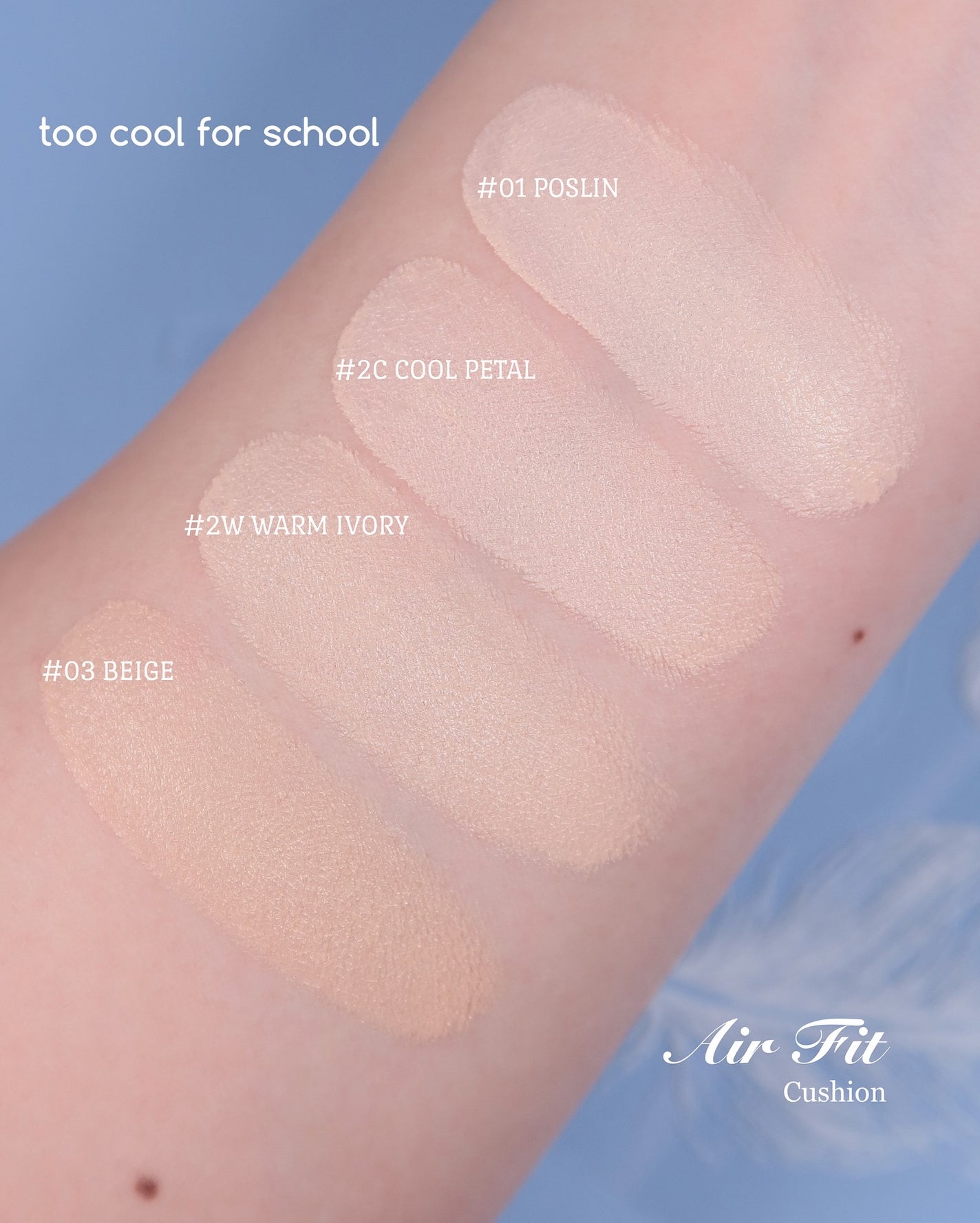 エアーフィットクッション/too cool for school/クッションファンデーションを使ったクチコミ(2枚目)