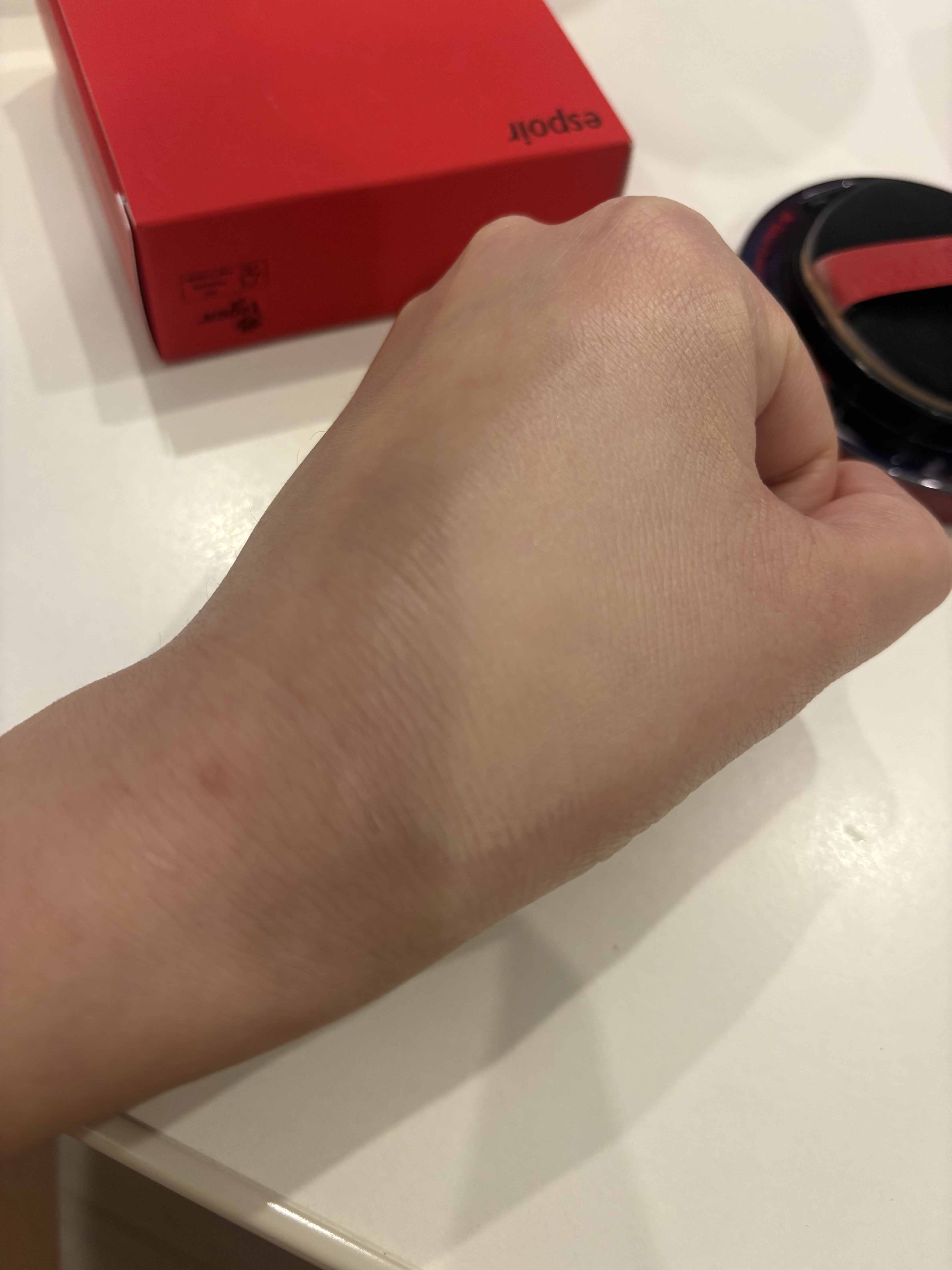 ビーベルベットカバークッション 21号アイボリー/espoir/クッションファンデーションを使ったクチコミ（3枚目）