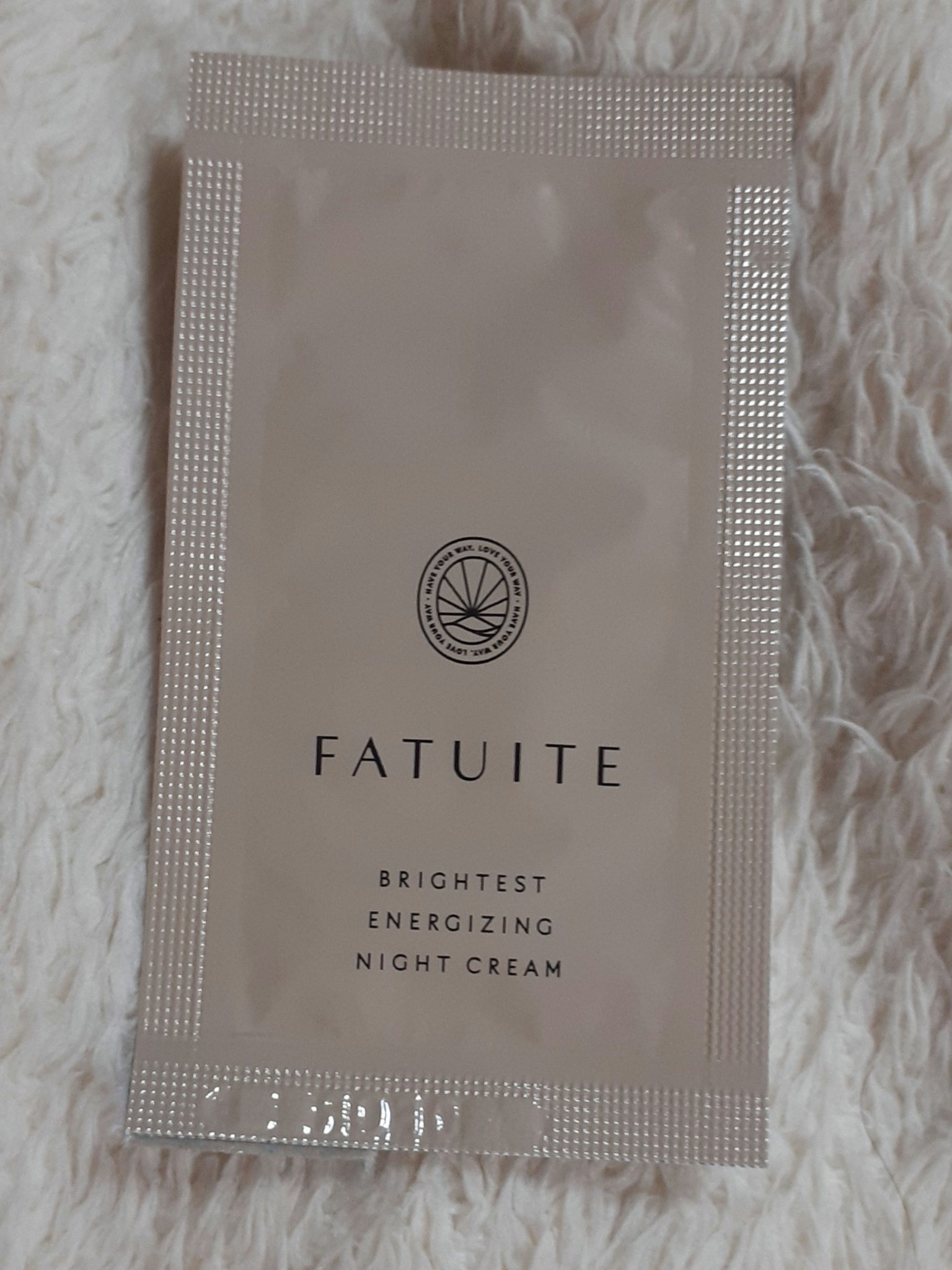 ブライテストエナジャイジングナイトクリーム/FATUITE/フェイスクリームを使ったクチコミ（1枚目）