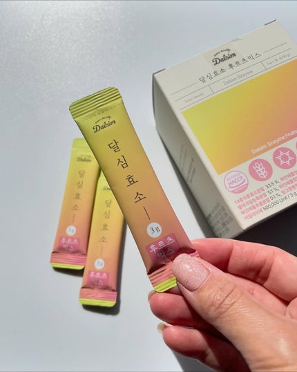 ダルシム ダルシム酵素のクチコミ「韓国の発酵専門家第一人者が 長年の研究をもとに開発した、
プレミアム酵素、ダルシム酵素。
ニ.....」(2枚目)