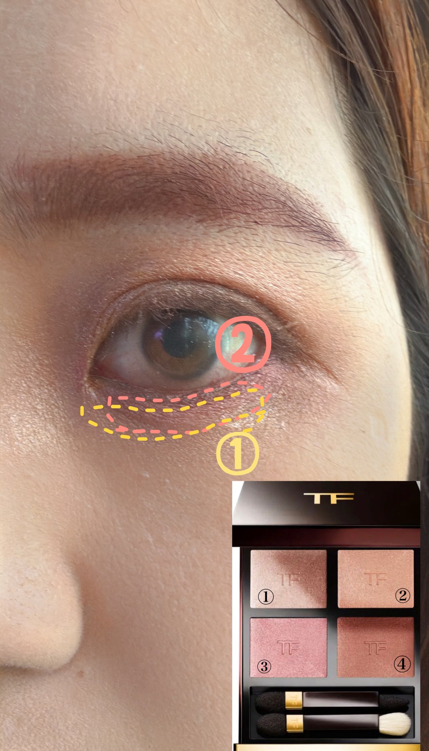 アイ カラー クォード/TOM FORD BEAUTY/アイシャドウパレットを使ったクチコミ(4枚目)