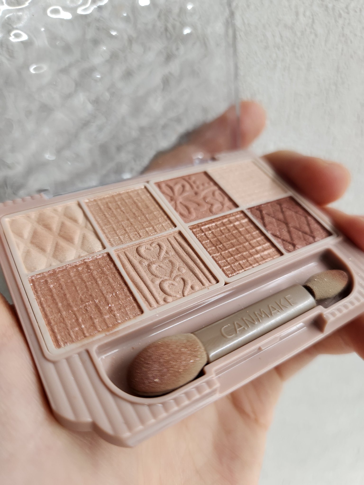 プティパレットアイズ 02 ボヌールマロン/キャンメイク/パウダーアイシャドウを使ったクチコミ（1枚目）